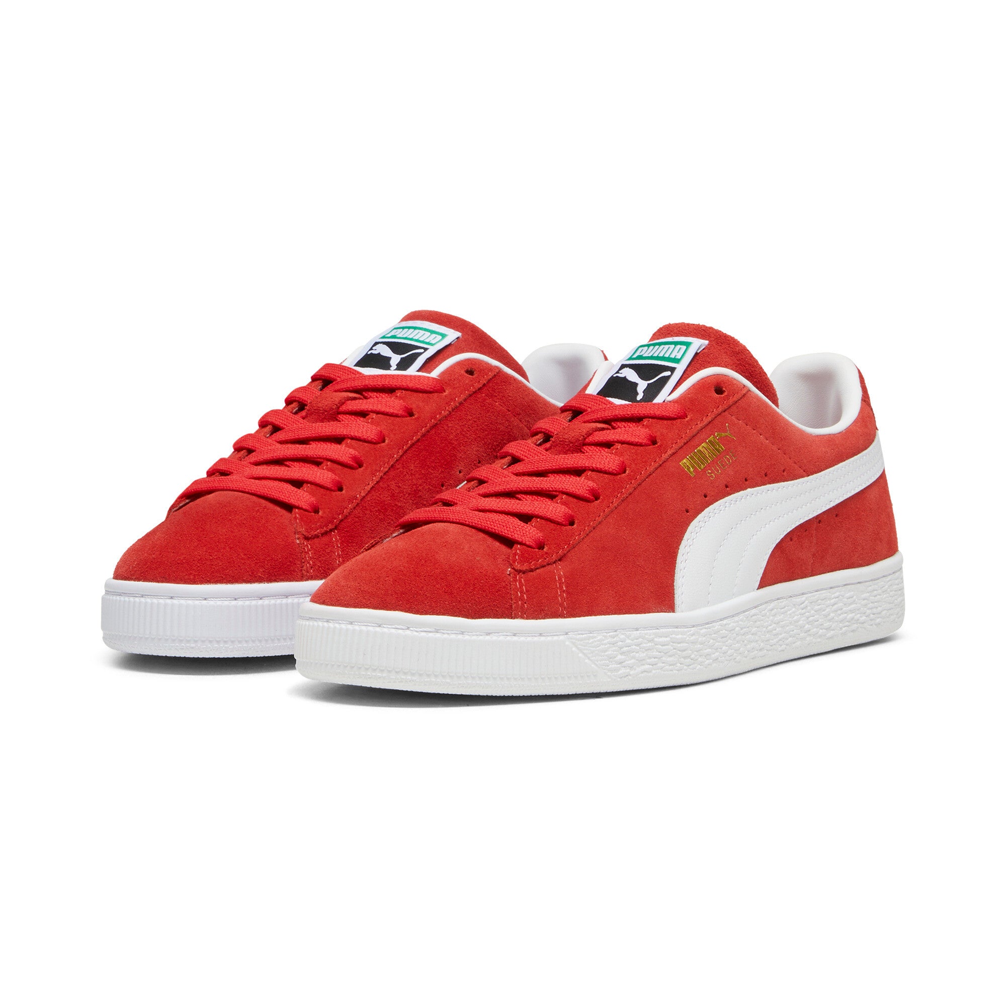 Puma suede classic sneakers in black - Front View