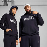 Puma essentials no. 1 logo hoodie in black - Model Shot 01
