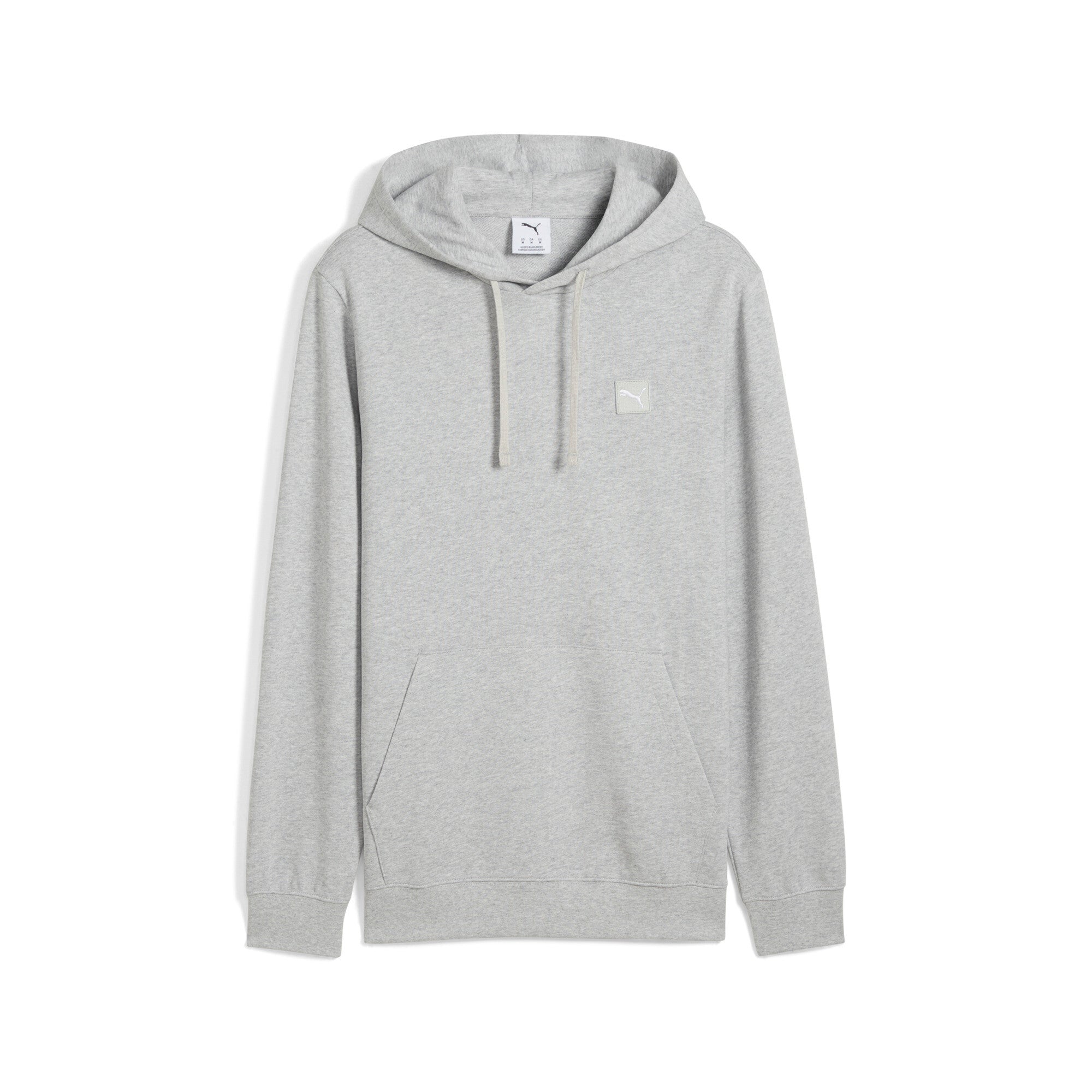 PUMA ESSENTIALS ELEVATED hoodie in light gray heather - light gray heather