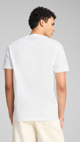 Puma graphics sneaker tee in white - Model Shot 02