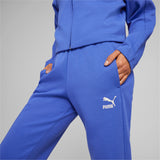 Puma t7 high waist pants women in blue - Model Shot 03