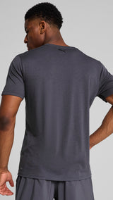 Puma tad tech triblend tee in galactic gray - Model Shot 02