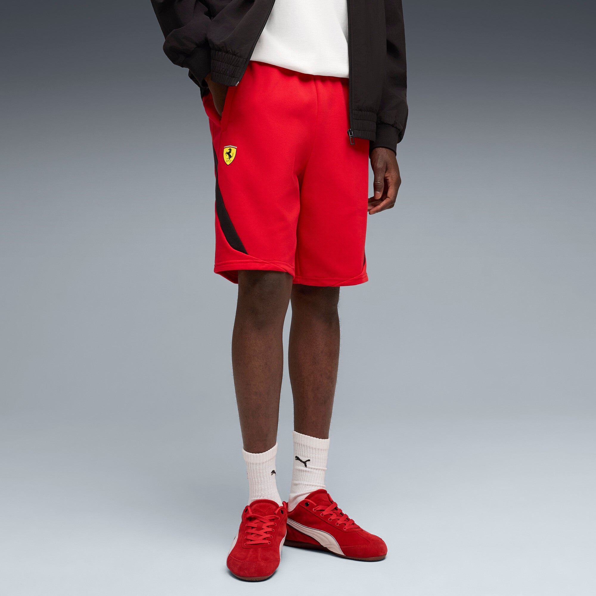PUMA scuderia ferrari PM1 shorts men in rosso corsa