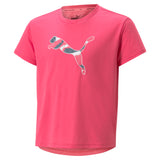 Puma modern sports tee youth in blue - Front View