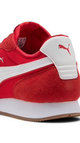 Puma st miler sneakers in white and gum - Back View