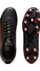 Puma football vitoria fg/ag boots in black - Side View 02