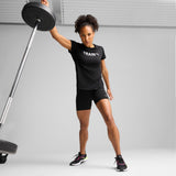 Puma graphics puma training tee in black - Model Shot 03