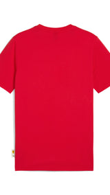 Puma scuderia Ferrari HP race big shield tee in rosso corsa - Back View
