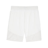 Puma teamFINAL football shorts in white and black - Back View
