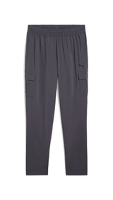 Puma tad tech woven cargo in galactic gray - Front View