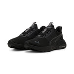 Puma X-cell nova FS running shoes in black and cool dark gray - Front View
