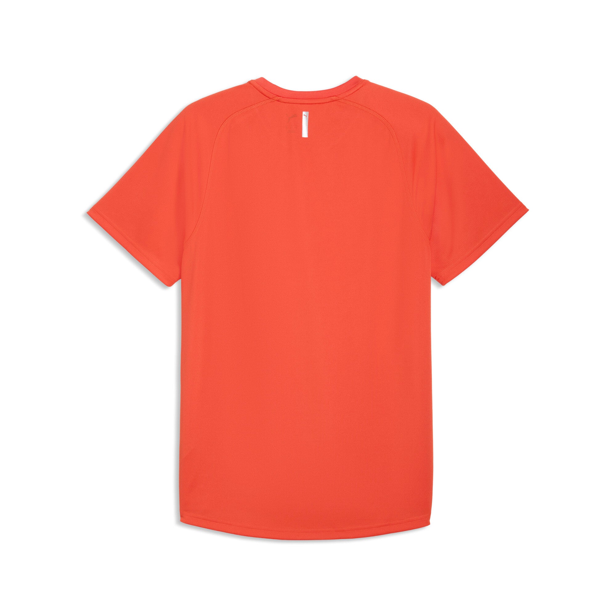 PUMA PWRTRAIN training tee men in red glamour — back view