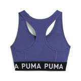 Puma 4keeps elastic bra in blue crystal - Back View