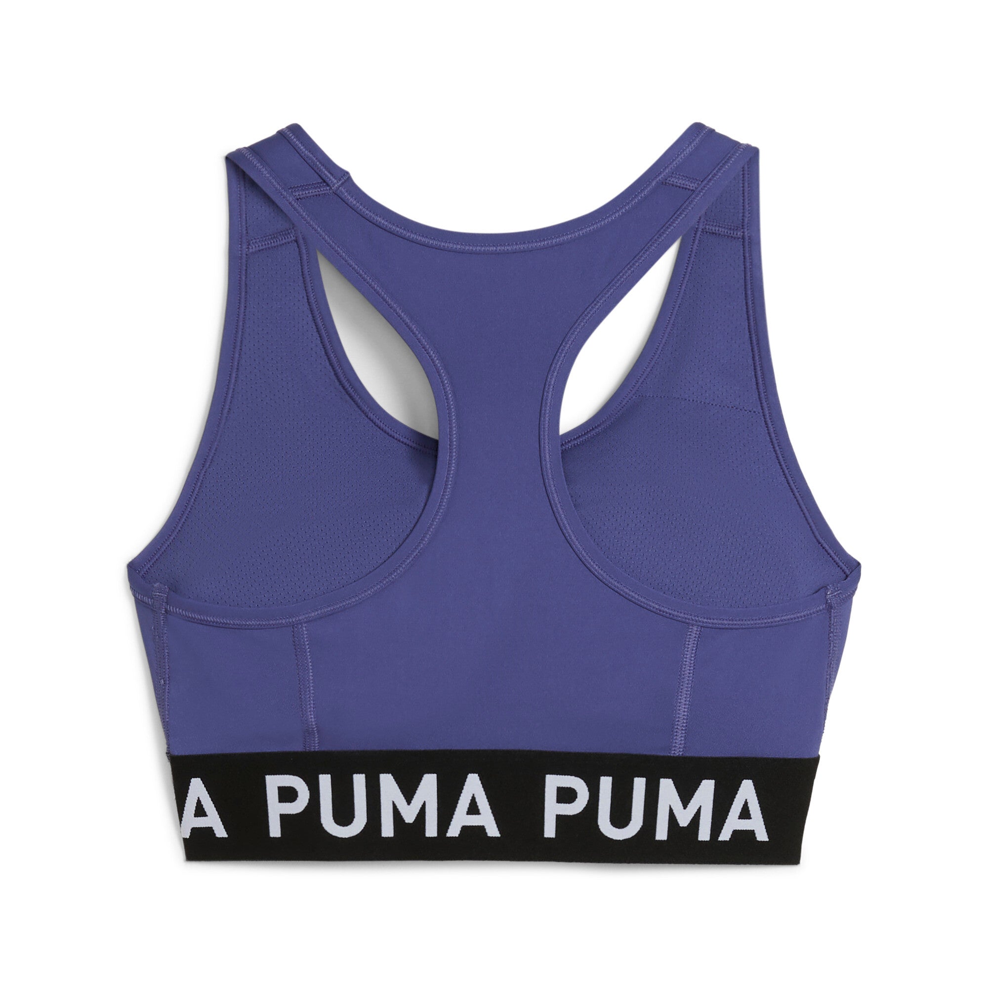 Puma 4keeps elastic bra in blue crystal - Back View