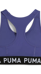 Puma 4keeps elastic bra in blue crystal - Back View