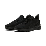 Puma anzarun lite trainers in black and black - Front View