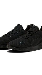 Puma anzarun lite trainers in black and black - Front View