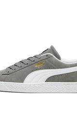 Puma suede classic sneakers in cast iron and white - Side View 01