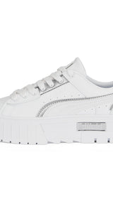 Puma mayze ut metallic sneakers in white - Side View 01