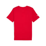 PUMA Scuderia Ferrari sportswear coloured shield tee in rosso corsa - rosso corsa