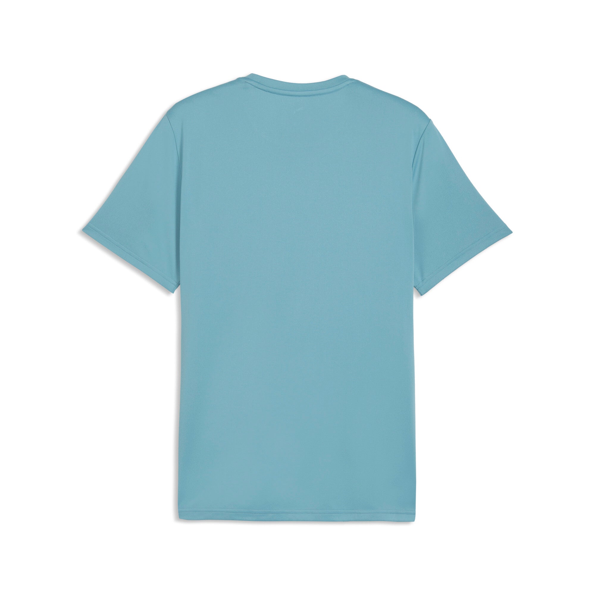 PUMA TAD ESSENTIALS solid cat tee men (525908) in baltic sea blue — back view