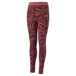 Puma alpha printed leggings in purple - Front View