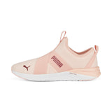 Puma training better foam prowl slip on shoes in pink - Side View 01
