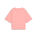 Puma class relaxed crop tee in pink fruit - Back View