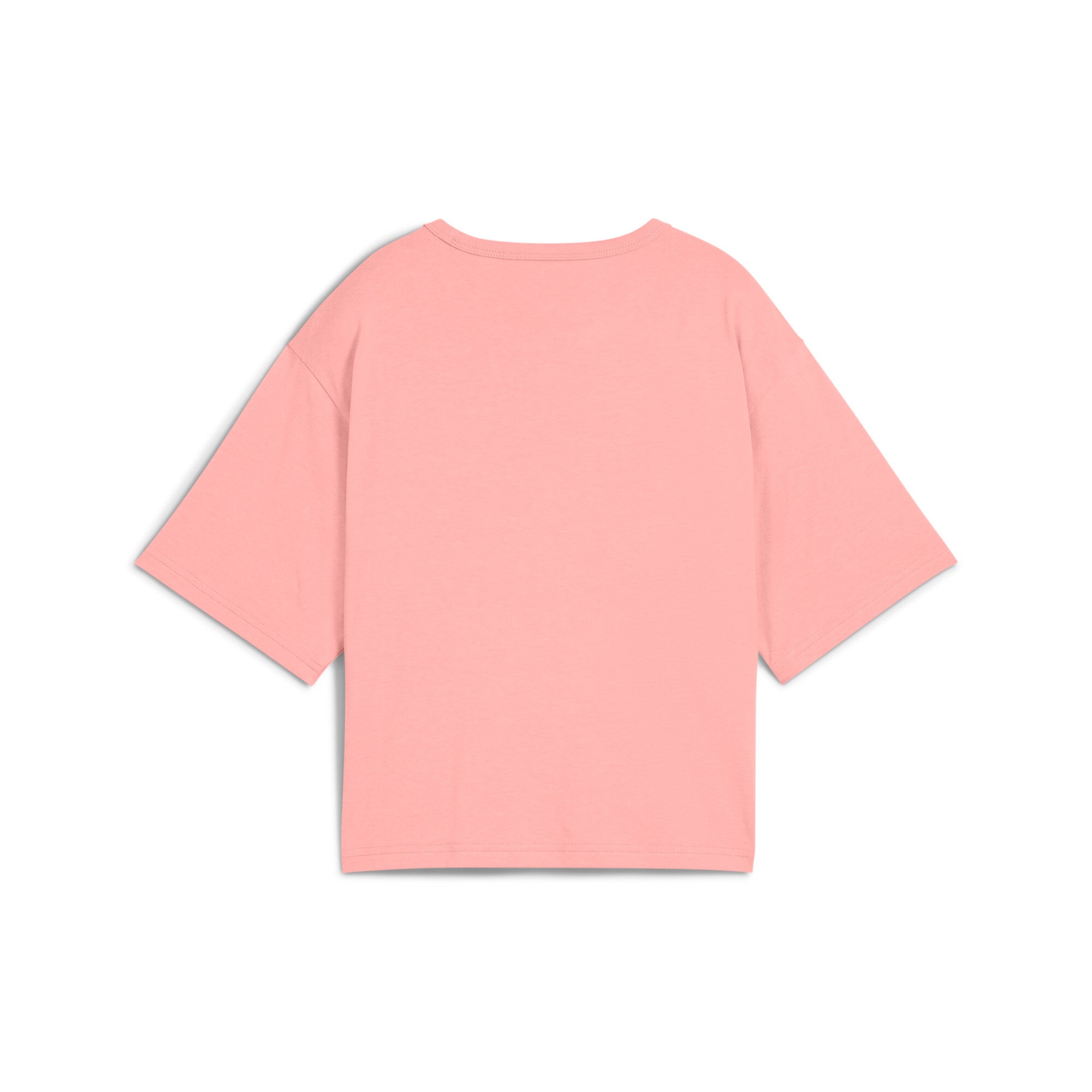 Puma class relaxed crop tee in pink fruit - Back View