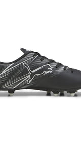 Puma football attacanto fg/ag boots in black - Side View 03