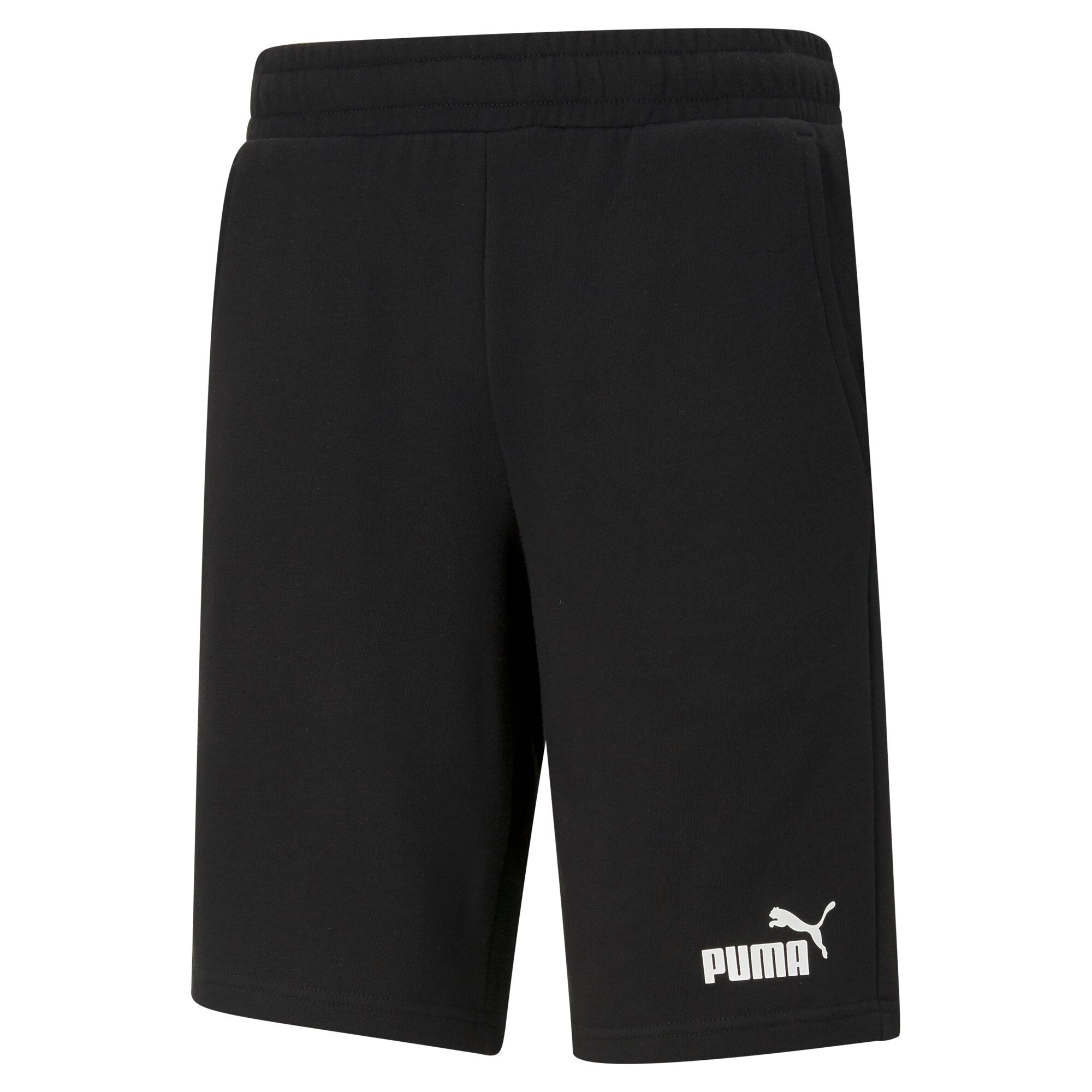 Puma essentials shorts in black - Front View