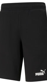 Puma essentials shorts in black - Front View