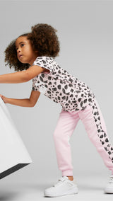 Puma essentials+ puma mates sweatpants kids in black - Model Shot 01