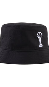PUMA TotalEnergies CAF Africa Cup of Nations 2025 trophy bucket hat in black and white - Front View
