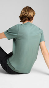 PUMA ESSENTIALS ELEVATED tee in green moon - green moon