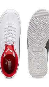 Puma scuderia Ferrari roma via sneakers in white and black - Side View 02