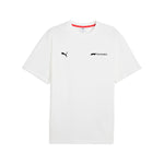 Puma F1® ESS+ relaxed graphic tee in white - Front View