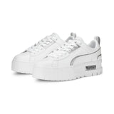 Puma mayze ut metallic sneakers in white - Front View
