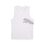 PUMA TRAIN ALL DAY big logo tank - white