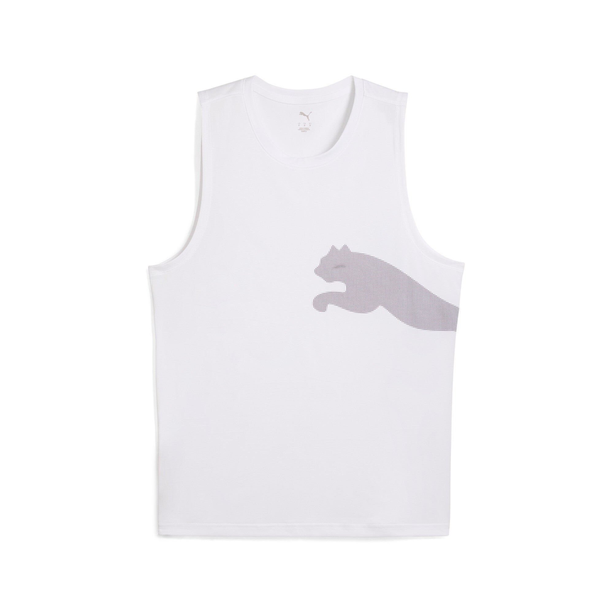 PUMA TRAIN ALL DAY big logo tank - white