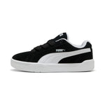 Puma park lifestyle easy suede sneakers in black and white - Side View 01