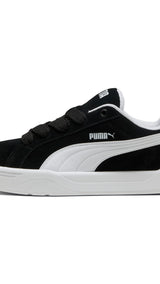 Puma park lifestyle easy suede sneakers in black and white - Side View 01