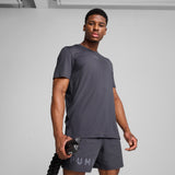Puma CLOUDSPUN soft branded tee in galactic gray - Model Shot 01
