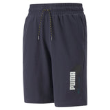 Puma alpha shorts youth in blue - Front View