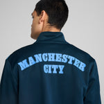 Puma manchester city ftblNRGY+ jacket in marine blue and blazing blue - Model Shot 02