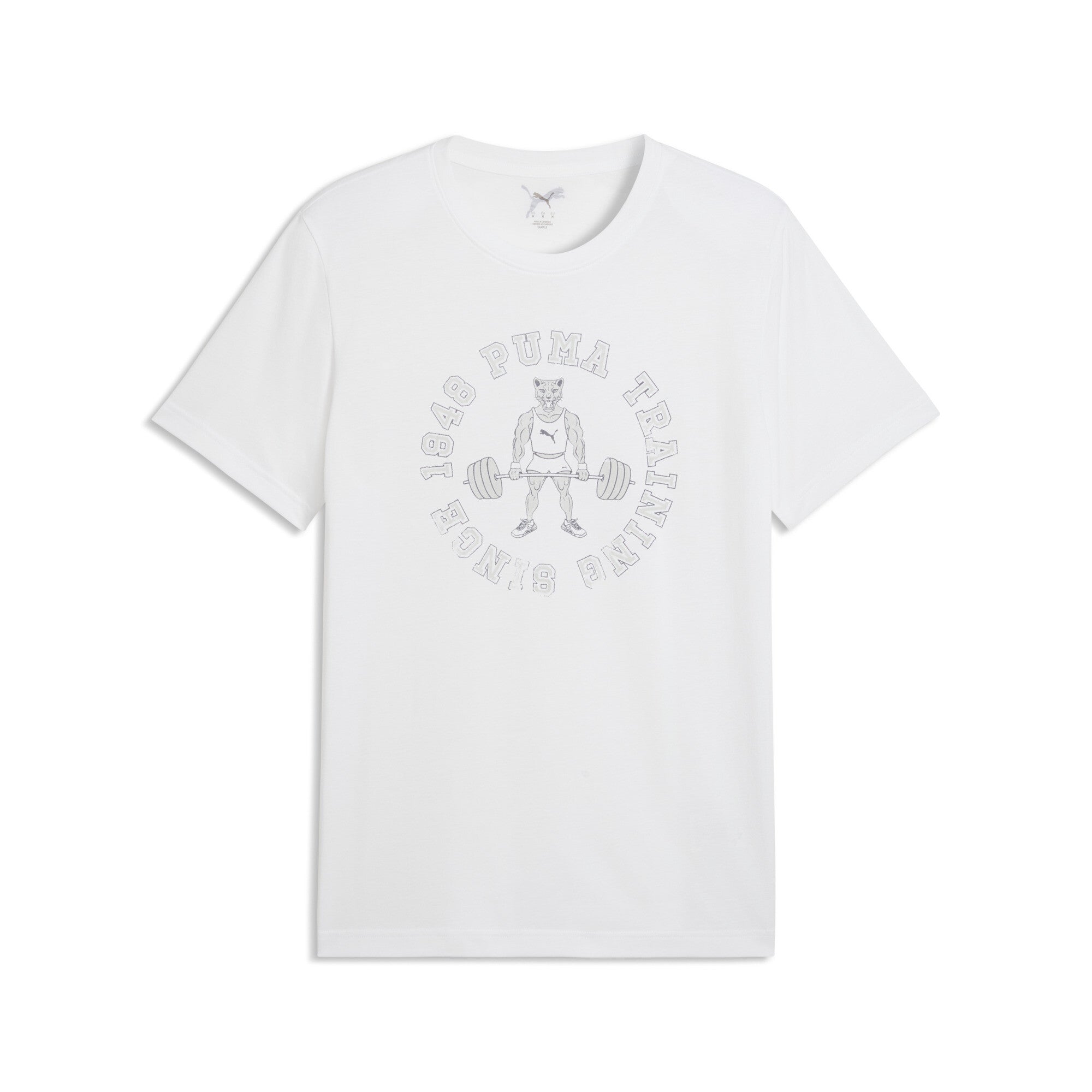 PUMA graphics training tee men (528531) in white