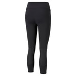 Puma favourite women's 3/4 running leggings in black - Back View