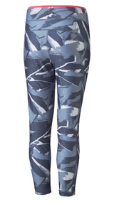 Puma modern sports printed 7/8 tights in blue - Back View