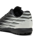 PUMA ATTACANTO II TT football boots men in black and white — back view