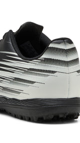 PUMA ATTACANTO II TT football boots men in black and white — back view